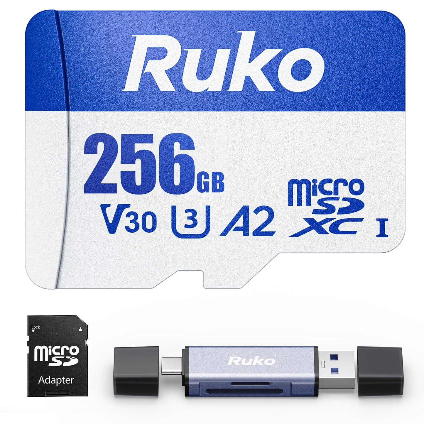 Ruko R256G MicroSD card and F11PRO 2 Plus Drones with Camera for Adults