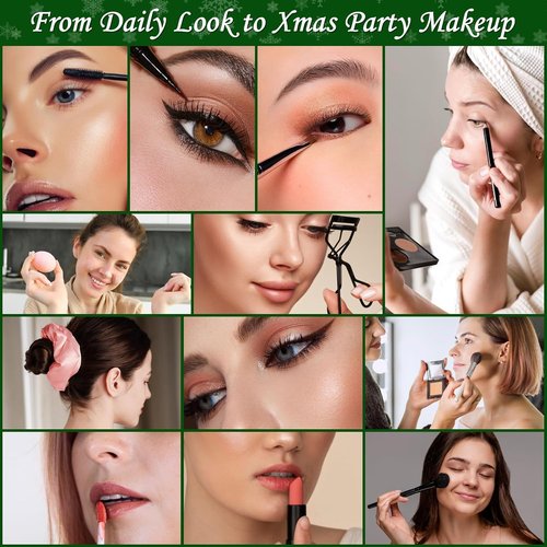 Makeup Advent Calendar 2025 - 24-Day Christmas Beauty Countdown Set for Women & Teens