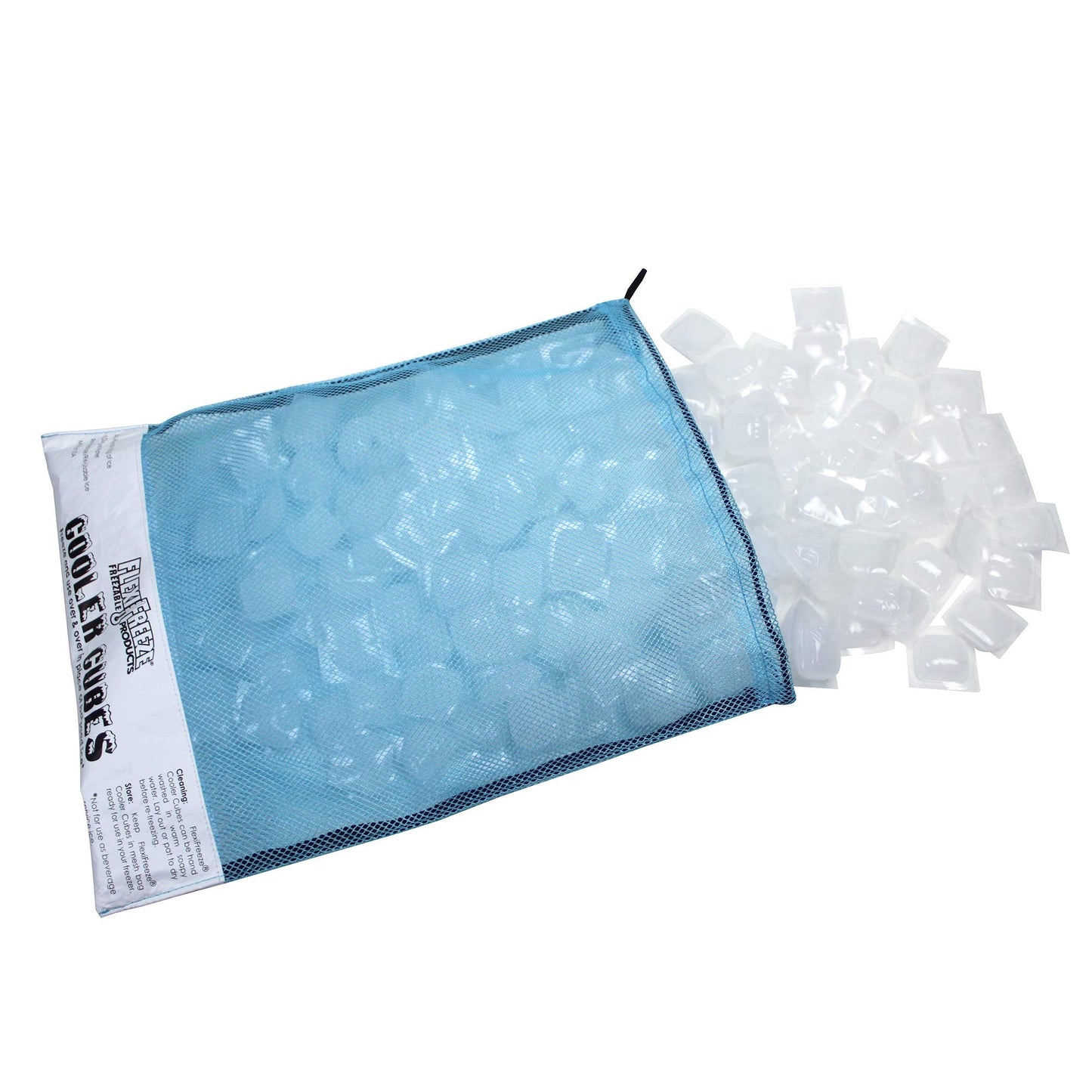 Cooler Cubes 5 lb Bag of Reusable Ice Cubes – Refreezable Ice Cubes for Coolers