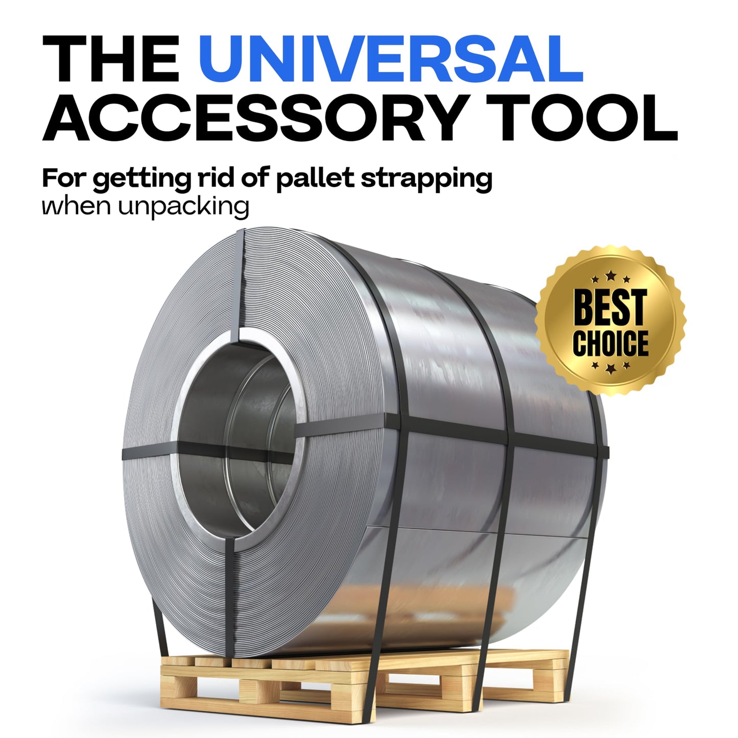 IDL Packaging H-410 Steel Strapping Cutter for up to 2" Width and 0.05" Thickness – Heavy-Duty Best in Class Tool with Long Handles