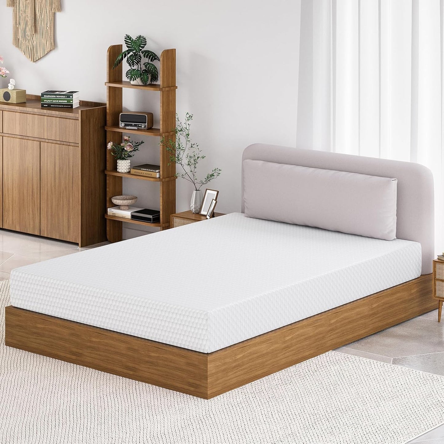 TFD Twin Mattress - 8 Inch Gel Memory Foam Mattress for Comfortable, Cooling Sleep | Medium Firm, CertiPUR-US Certified