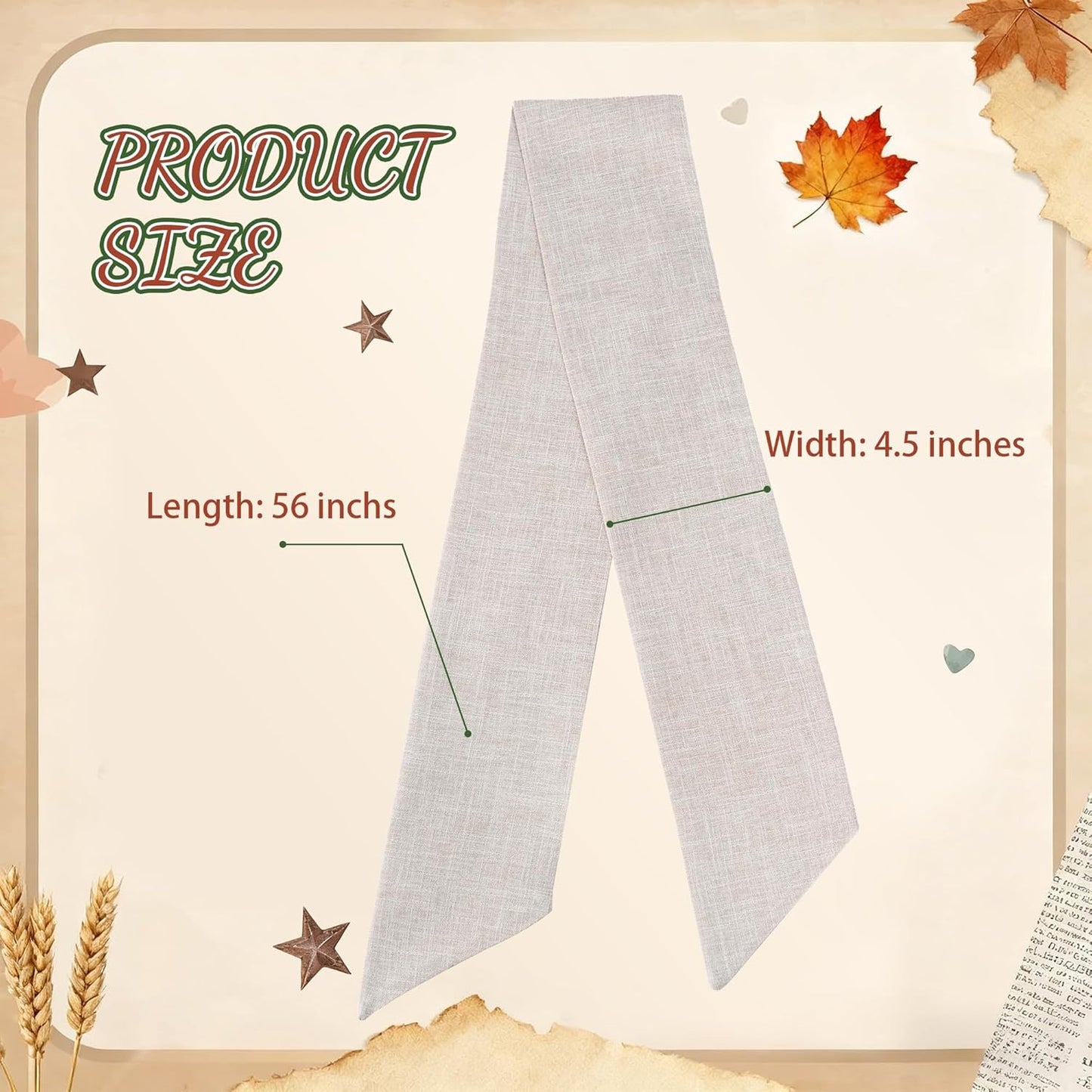 Regine Switzerland Burlap Wreath Sash - 2 Pcs Blank Accessories for Holiday & Wedding Decor