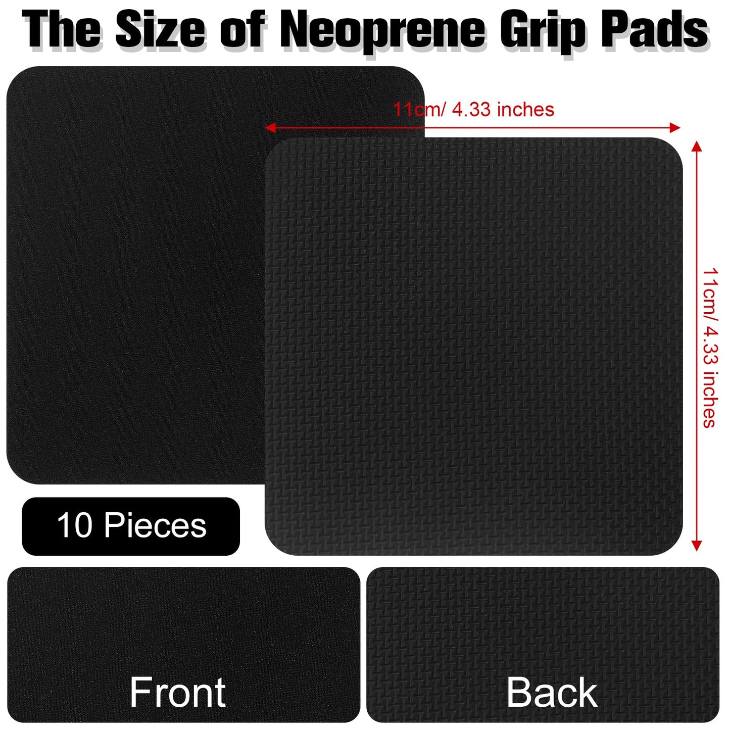 Zhanmai 10 Set Gym Grip Pads for Weight Lifting Workout Hand Pads Pull up Neoprene Comfort Weightlifting Light Gymnastics Hand Grips for Men Women No Sweaty
