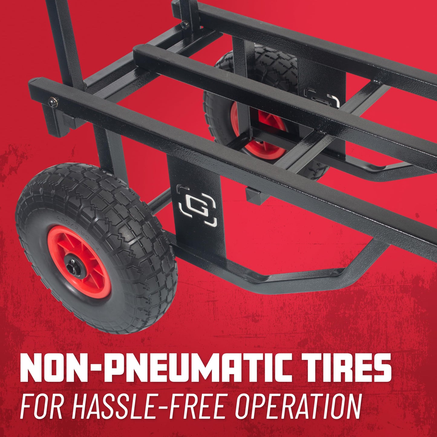 Gator Frameworks Folding Multi-Utility Cart with 30-52” Extension & 500 lbs. Load Capacity (GFW-UTL-CART52)