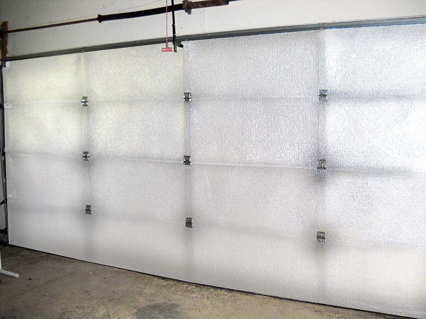 NASA TECH White Reflective Foam Core 1 Car Garage Door Insulation Kit 9FT (Wide) x 8FT (HIGH) (5 Rows 10 Panel) R8 Made in USA New and Improved Heavy Duty Double Sided Tape (Also FITS 9X7)