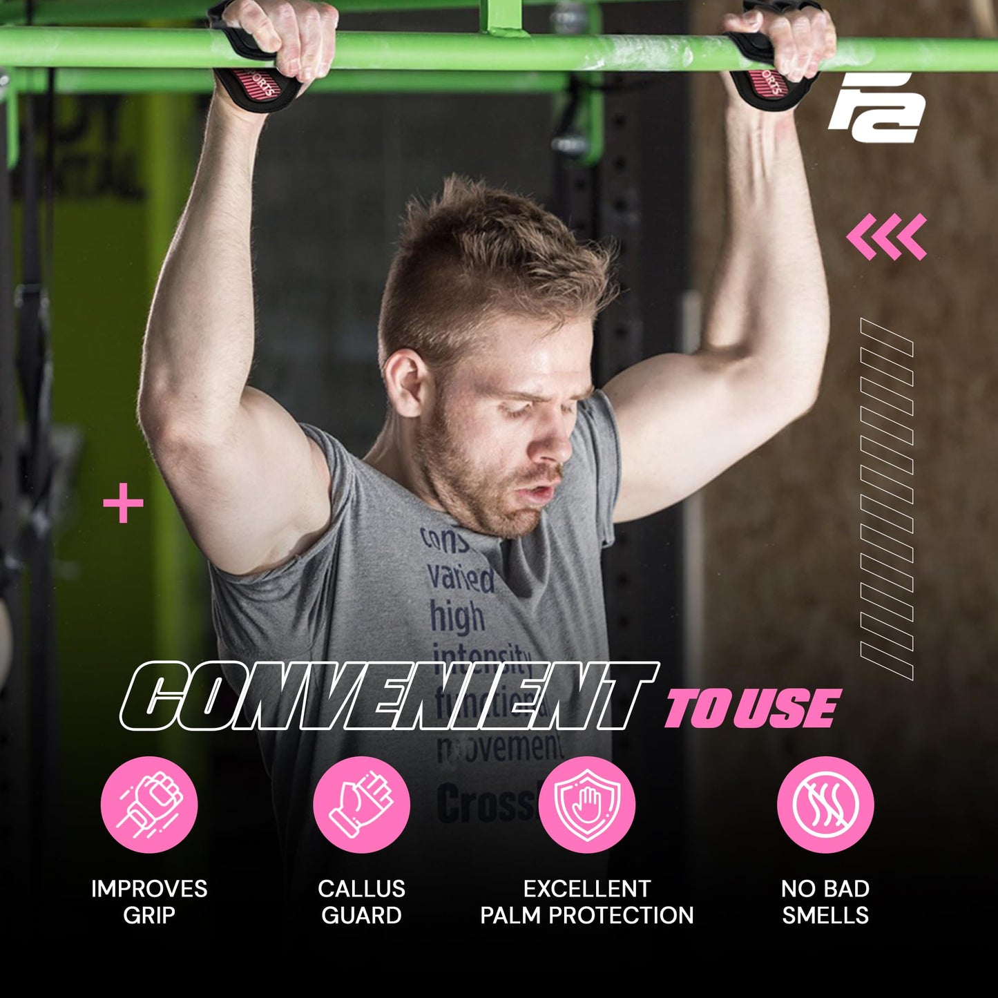 Fit Active Sports Weight Lifting Gloves for Men & Women - Durable Gym Workout Gloves with Grip Pads, Rubber Padding to Prevent Calluses | Pink, Small/Medium
