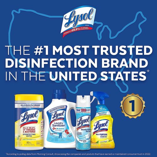 Lysol Disinfectant Toilet Bowl Cleaner - Powerful Germ-Killing Formula | 4 Count