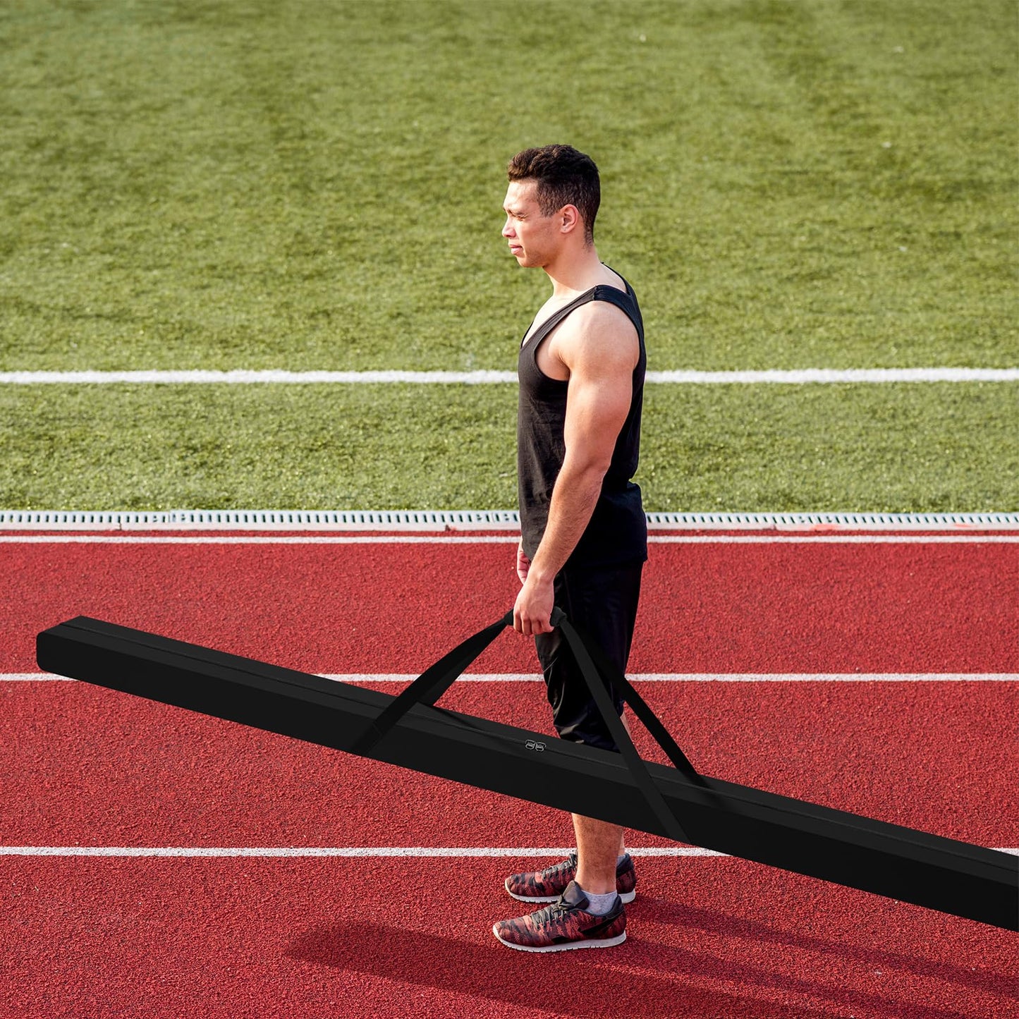 Cosmos Javelin Carrying Case, 108" Throwing Javelin Carrier Bag Portable Track and Field Tote for Competition and Training, Holds Up to 10 Javelins of 800g, Bag Only