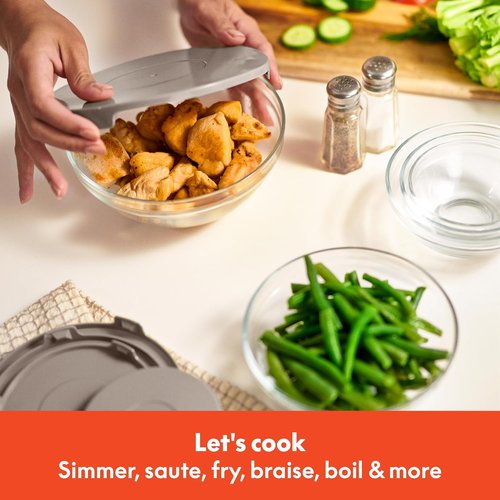 Bella 21-Piece Kitchen Set - EverGood™ Ceramic Nonstick Coating, Dishwasher & Oven Safe, Black