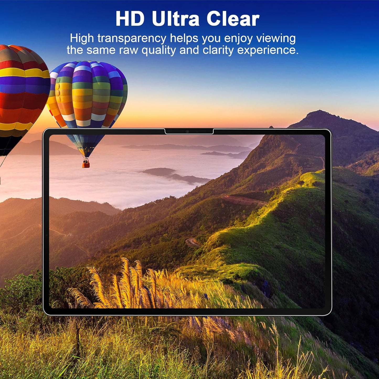 2 Pack 11 Inch 2025/2024 M5 M4 (6th/5th 11 Inch 9H SIBEITU Screen Protector for iPad Pro Generation), Hardness Tempered