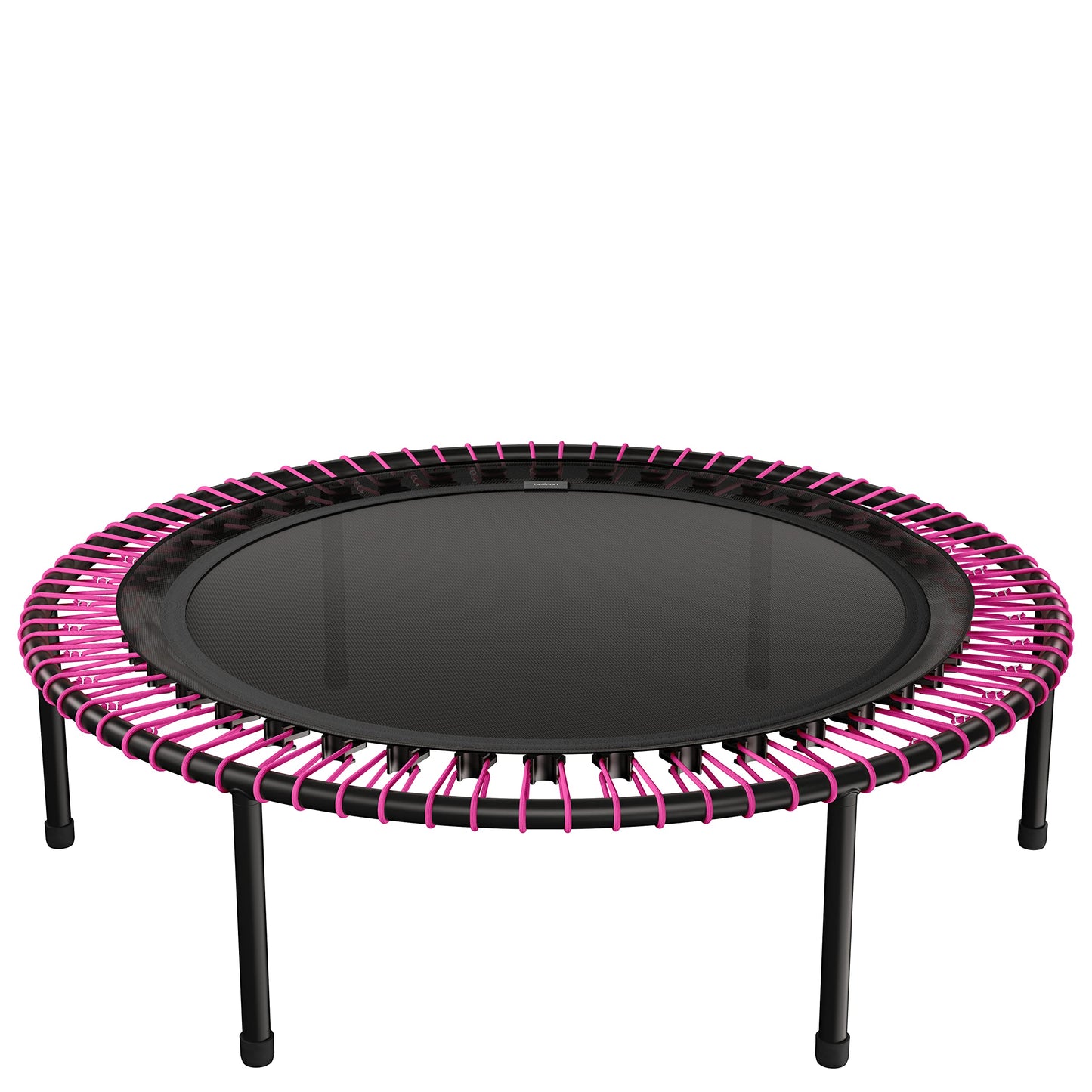 bellicon Mini Trampoline 39'' (Pink) | Bungee Suspension up to 260 lbs | Indoor Fitness Rebounder for Adults | Screw-in Legs