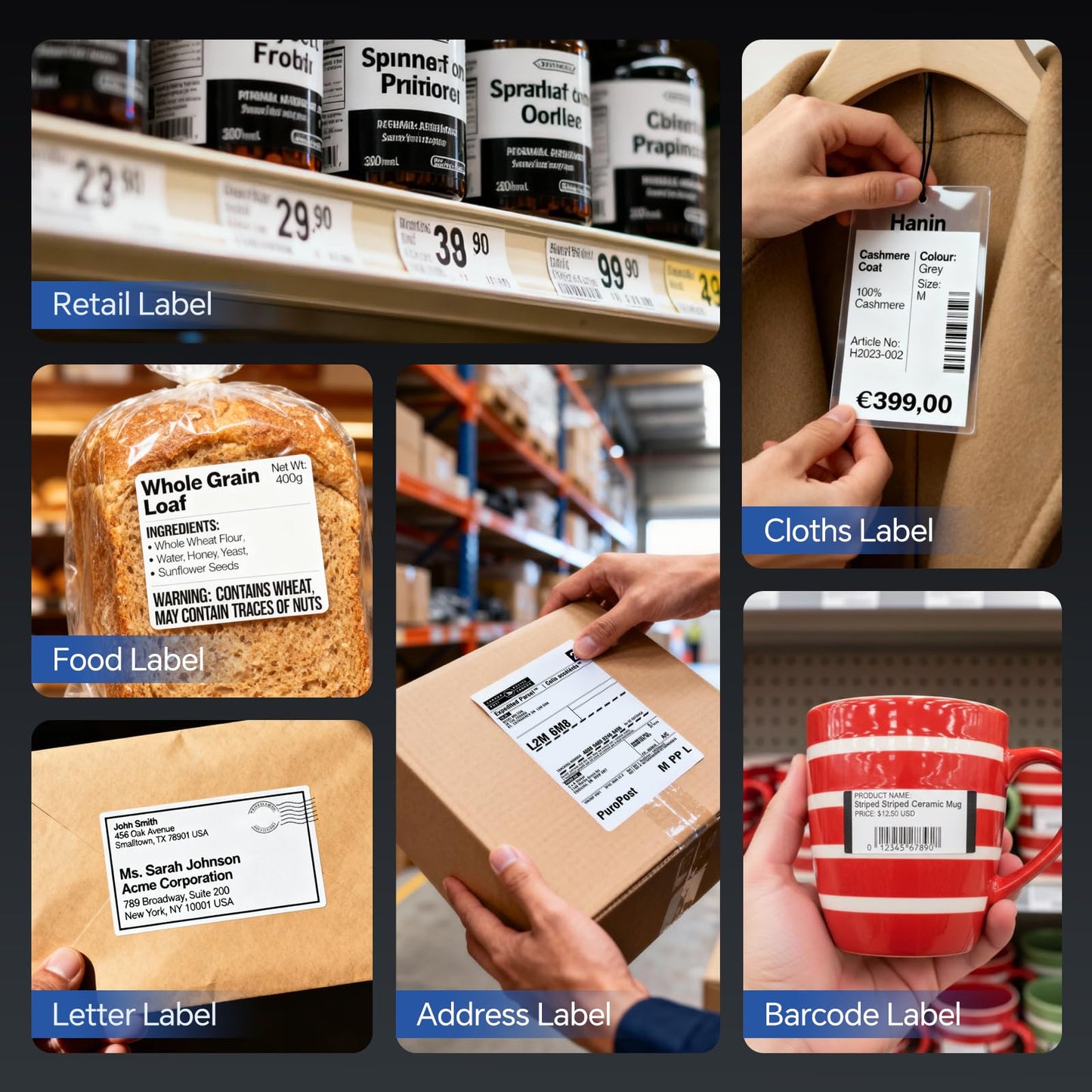 iDPRT Industrial High-Speed Thermal Printer - 6IPS, 203 DPI, for Large Warehouses & Logistics, USB/Ethernet, Supports 4.25" Wide Labels, Perfect for Barcode Shipping & Receipts