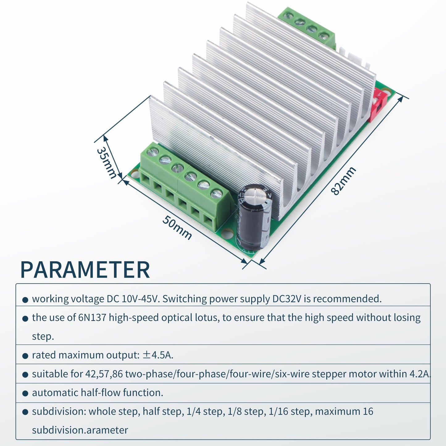 RATTMMOTOR 4 Axis CNC Controller Kit, Nema23 Stepper Motor23HS8430 270oz-in 76mm 3A 1.8Nm, TB6600 Stepper Motor Driver 24VDC, USB Mach3 Motion Control Card Breakout Board, 350W Switching Power Supply
