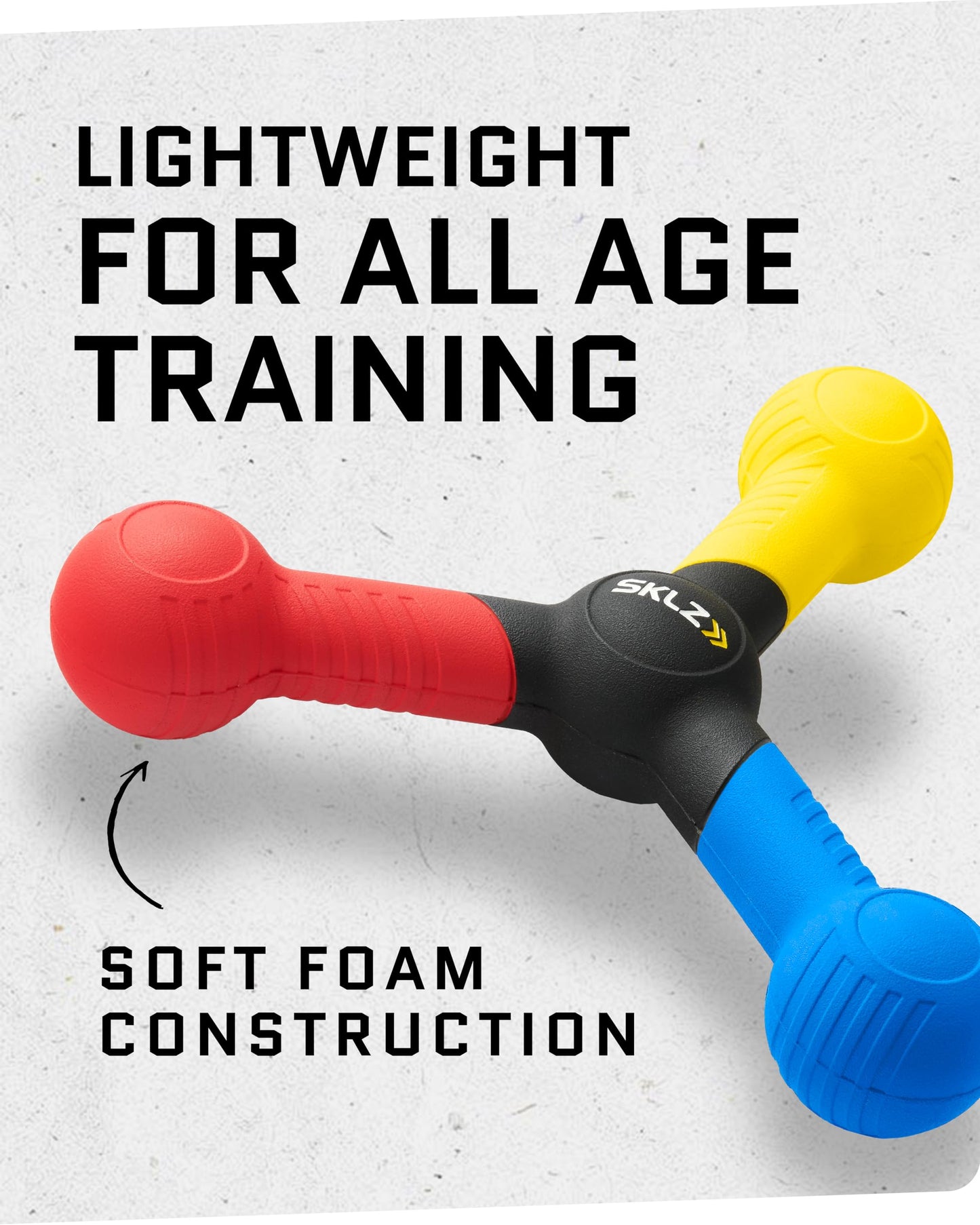 SKLZ unisex adult New version Reactive Catch, Blue/ Yellow/ Red, One Size US