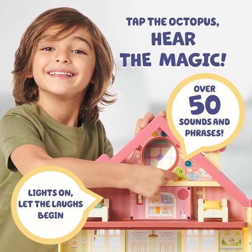 Bluey - XL Ultimate Interactive House Playset for Kids | Lights, Sounds & Dance Floor | Ages 3+