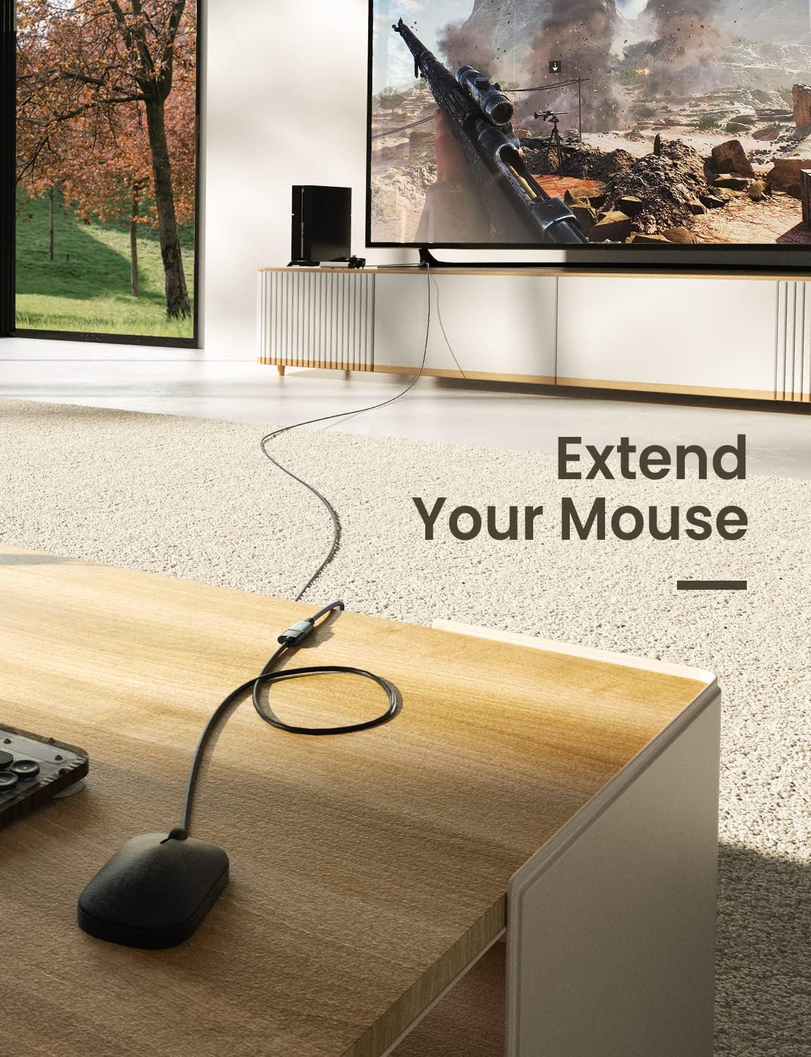 3.0 Drive,Printer,20FT,Grey AINOPE USB Extension Cable,USB Extender,USB Extension Cable, Male to Female Cord High Data