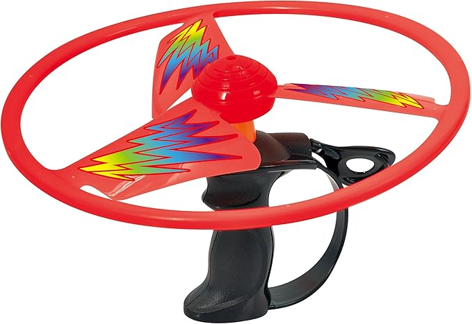 Discovery Toys Sky Spin Flying Aerial Disc Launcher | 2 Large Wings Kid-Powered Learning | STEM Toy Early Childhood Development 6 Years and Up | Summer Toy