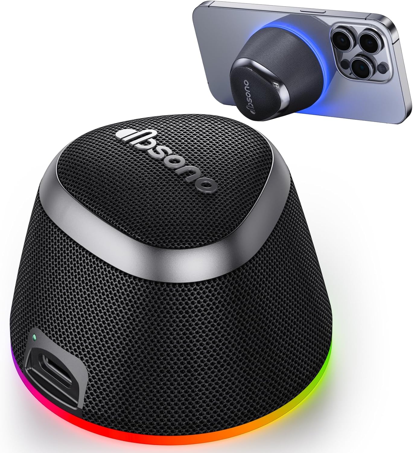 dbsono 2 1 IPX5 9 Portable Speaker Phone Stand Gifts:Birthday Graduation Mini Gifts for Him Her, in Magnetic Bluetooth