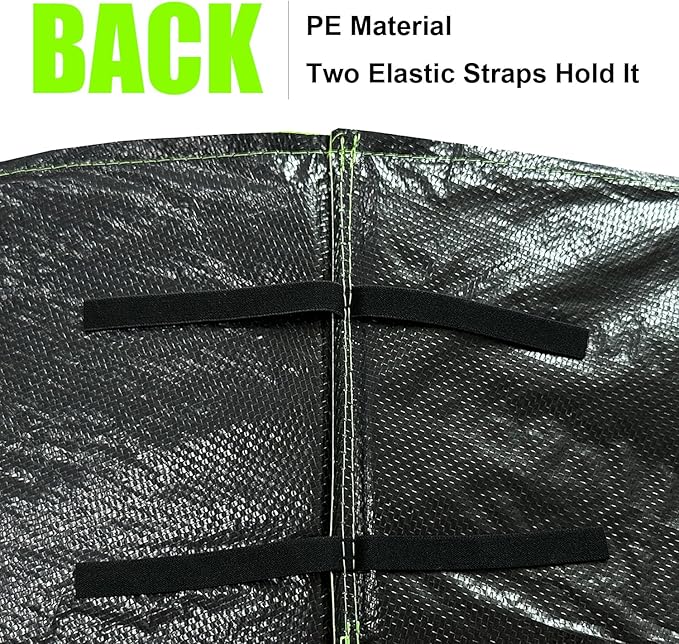 LANGXUN Universal Trampoline Repalcement Safety Pad, 8ft 10ft 12ft 14ft 15ft 16ft Waterproof Surround Spring Foam Cover for Round Frame