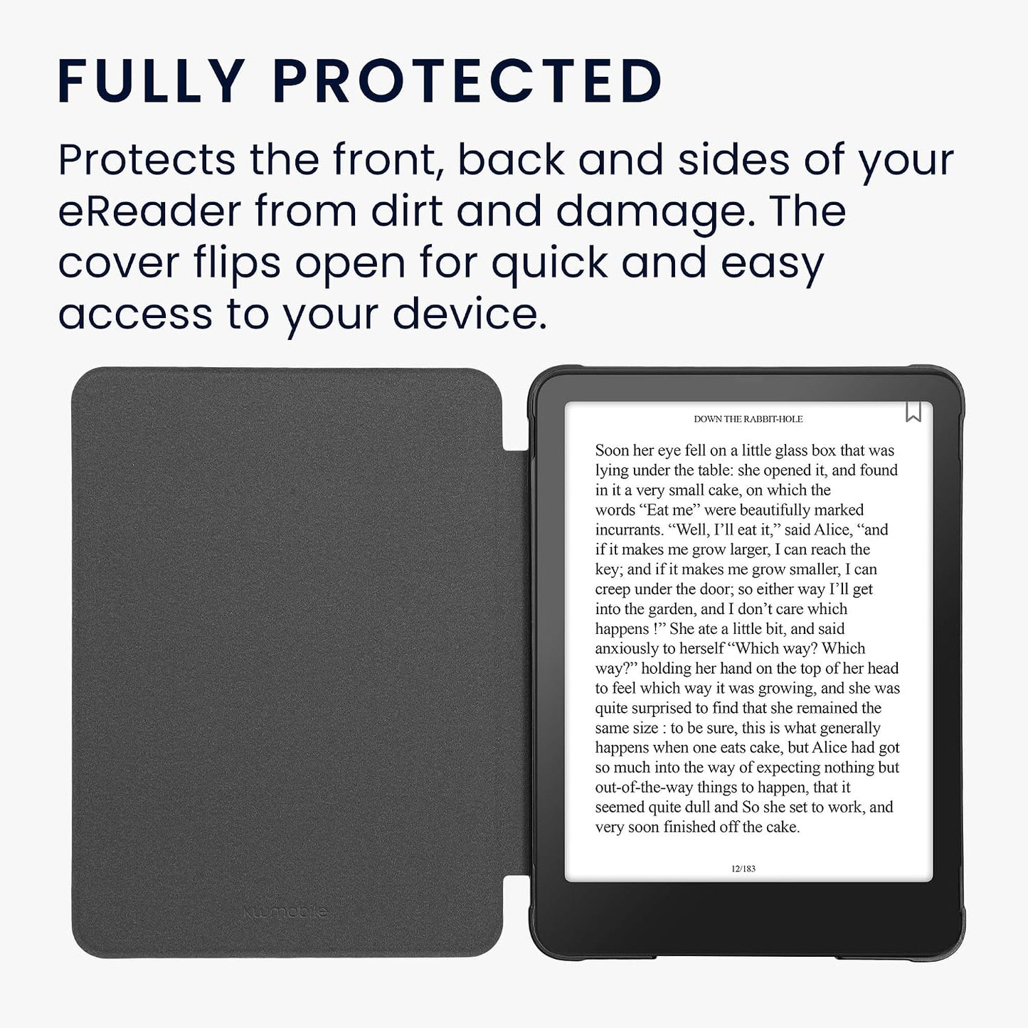 (2024)/Colorsoft kwmobile Case Compatible with Amazon Kindle Paperwhite Case - Cover for eReader with Magnetic Closure