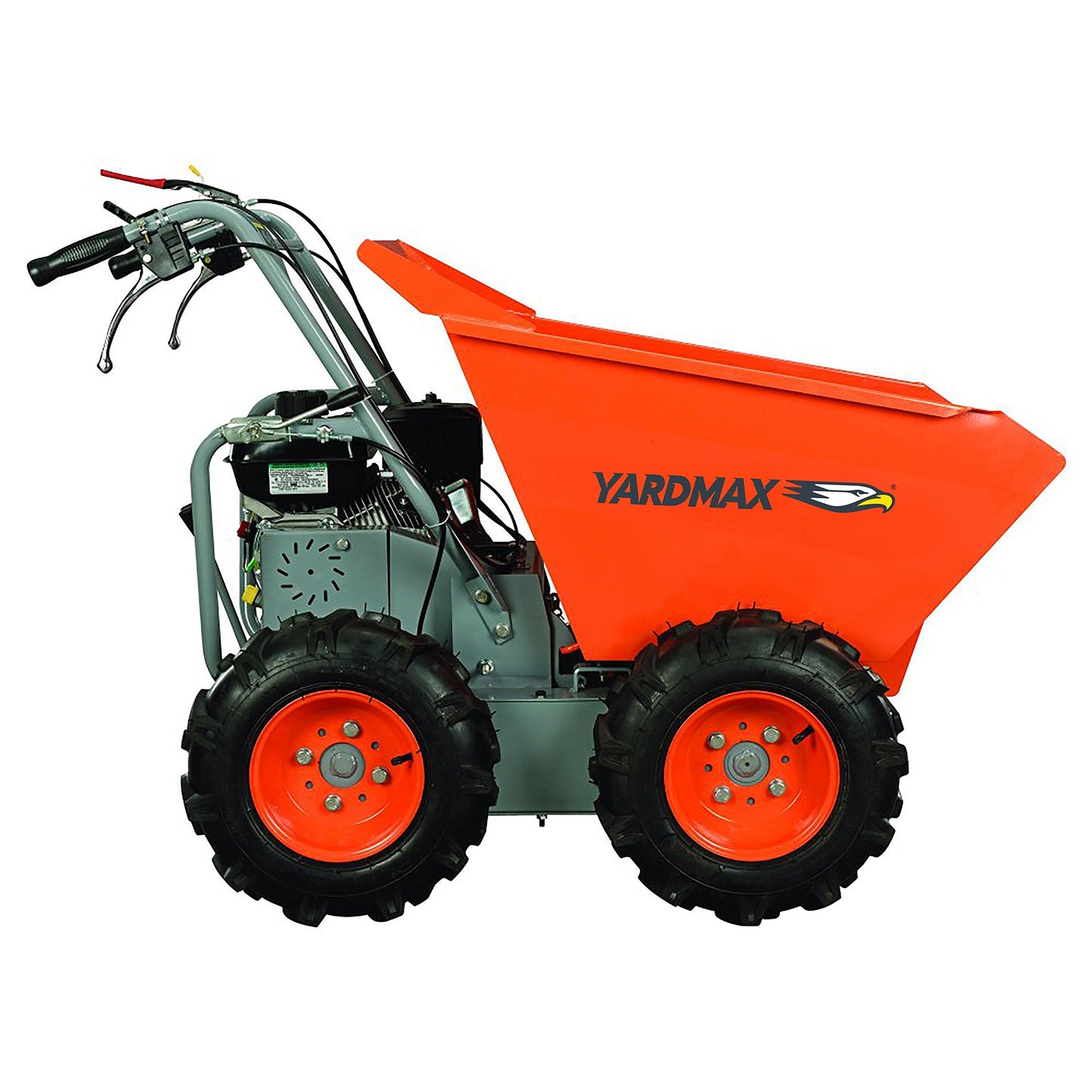 YARDMAX YD4103 Power Wheel Barrow, 660 lb. Capacity, Briggs CR950, 6.5 hp, 208cc