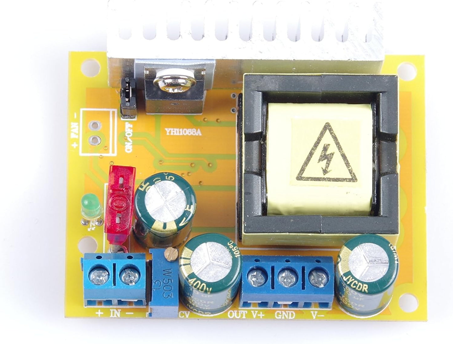 LM YN 45-390V High-Voltage Power Supply Module DC-DC Adjustable Step-Up ZVS Capacitor Charge Ultra High Voltage