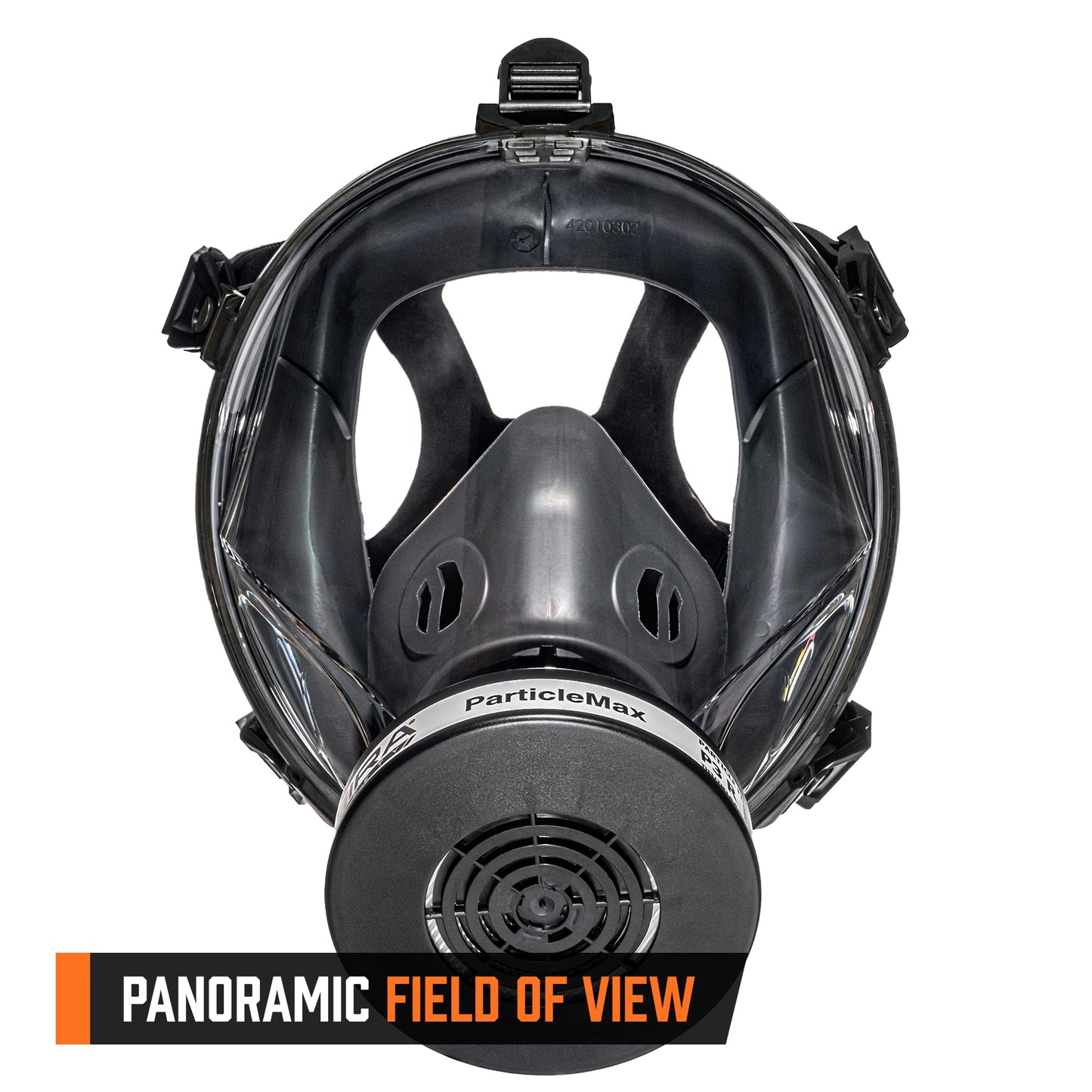 MIRA Safety CM-I01 Full-Face Industrial-Grade Gas Mask with 40mm NATO Filter Compatibility and Advanced Valve Design (Olive Green)