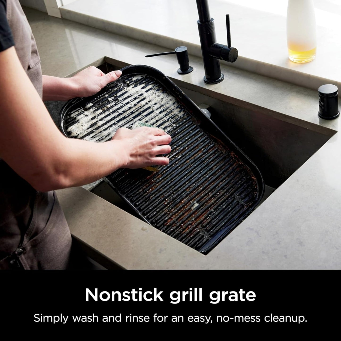 Ninja Woodfire Pro Connect XL Outdoor Grill & Smoker | Bluetooth, App Enabled | 7-in-1 Grill, BBQ Smoker, Outdoor Air Fryer | Woodfire Technology | Built-In Thermometer | Blue & Gold| OG951BL1