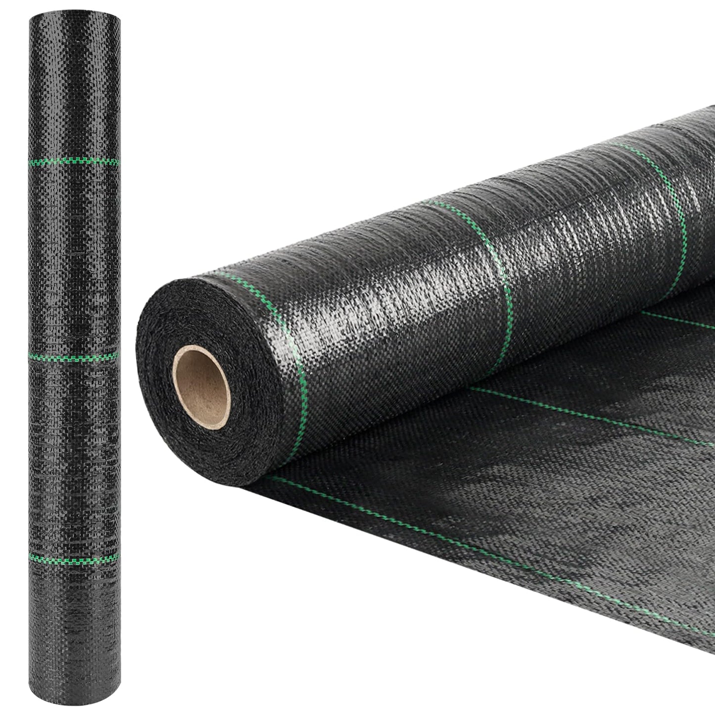 GRASSCLUB 4ft x 300ft Weed Barrier Landscape Fabric Heavy Duty Premium Weed Control Fabric Durable & Eco-Friendly Weed Block Gardening Mat Landscaping Fabric