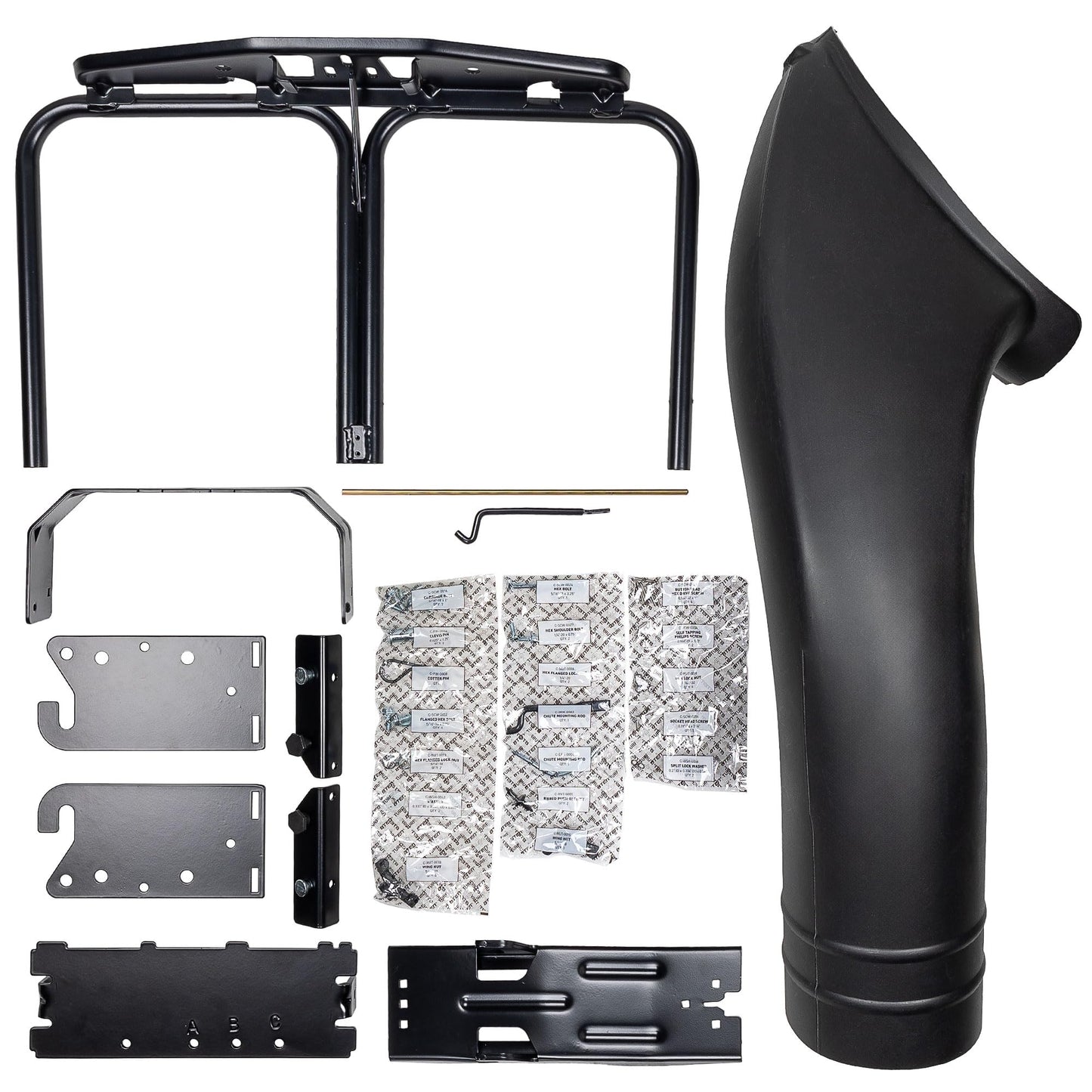 8TEN TURFBUCKET Twin Bagger System for Cub Cadet LTX Troy Bilt Horse 42 & 46 Inch Lawn Tractors 2009+
