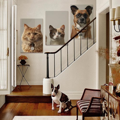 Custom Canvas Prints - Personalized Triptych Poster Set (Unframed 24x36) | Unique Wall Art for Home Decor