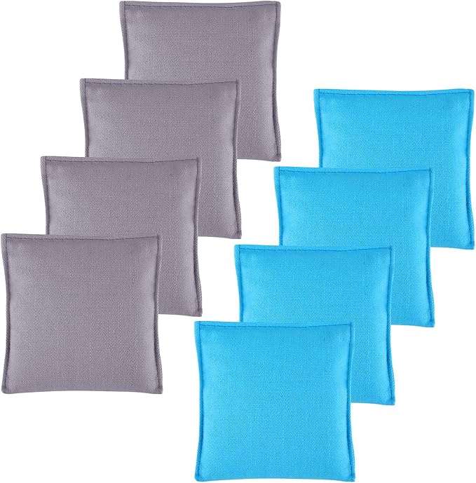Set of 8 Regulation Cornhole Bags Double Sided, Weather Resistant Bean Bags for Cornhole Toss Game, Corn Hole Beans Bags with Tote Bag