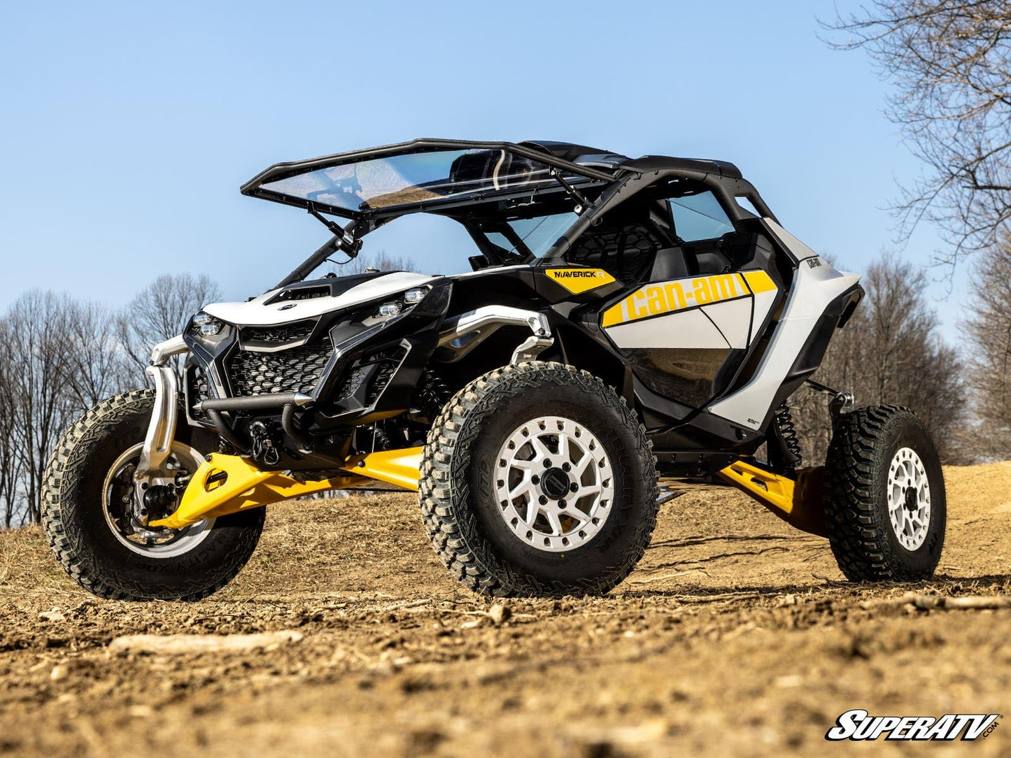 SuperATV Ready-Fit Winch Compatible with Can Am Maverick R - 4500 lb.