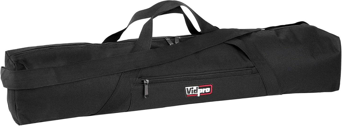 TC-45 45 Inches VidPro Tripod Carrying Case - Heavy Duty Nylon Bag with Shoulder Straps and Handles - Compact Case