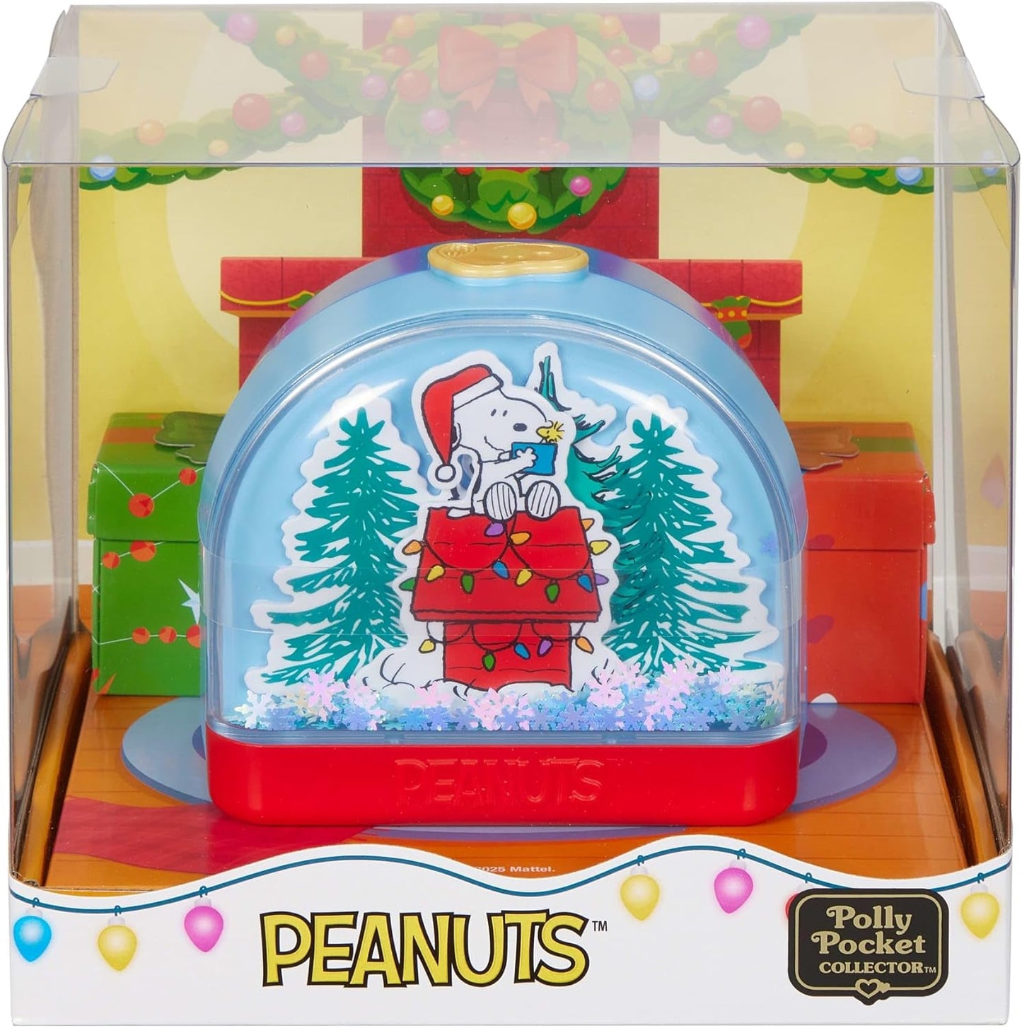 Polly Pocket | Peanuts Collector Compact Playset with 7 Themed Accessories & 4 Iconic Locations