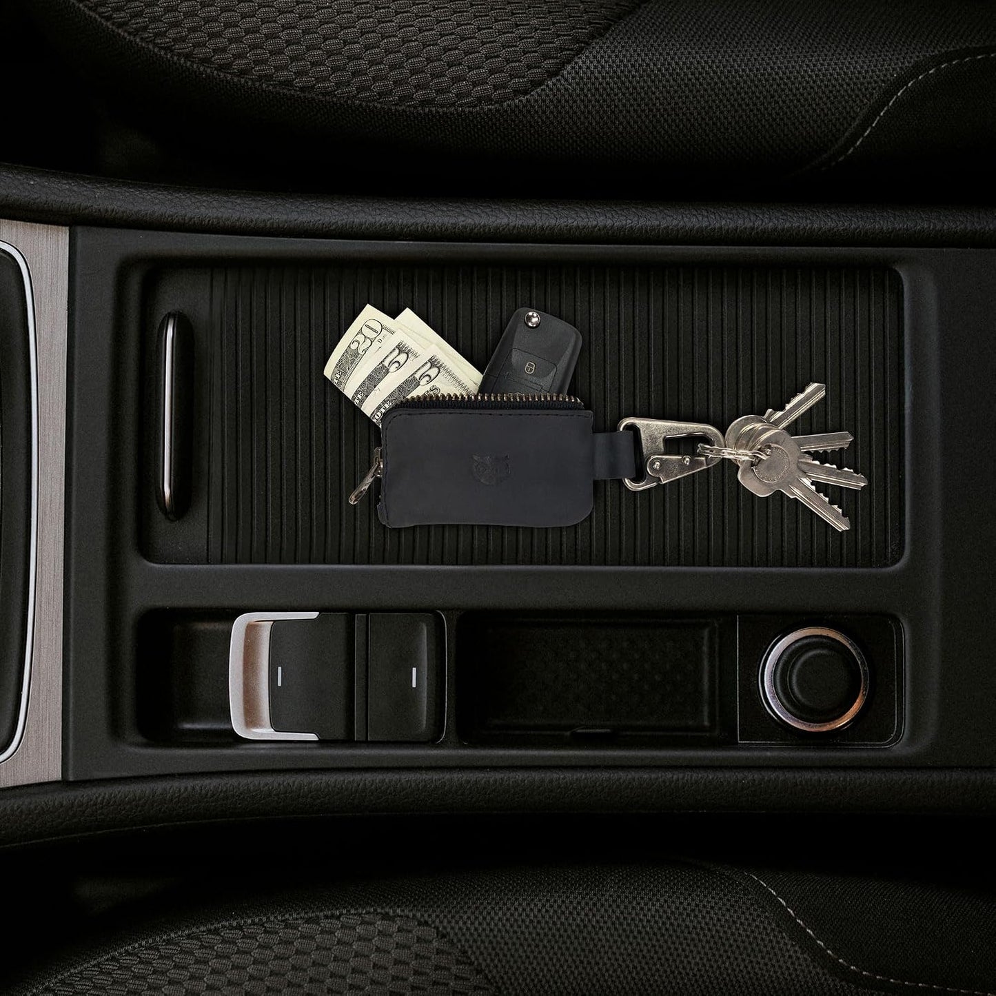 101 Hide & Drink, Rustic Leather Car Key Holder, Headphone & Charging Cables, Memory Cards, Flash Drives, Lighters