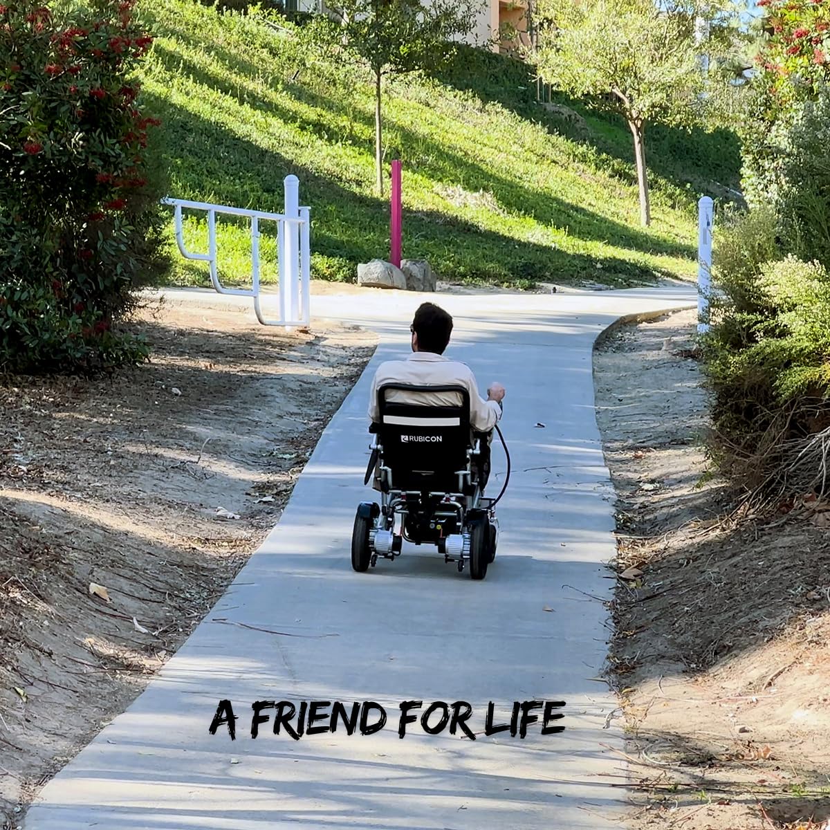 Rubicon DX14 - Longest Range 30 Miles, Airline Approved Electric Wheelchair, Dual 12AH Lithium Batteries, 2x300W Motors, Leather Cushion, Foldable, Lightweight & Powerful (Model20)
