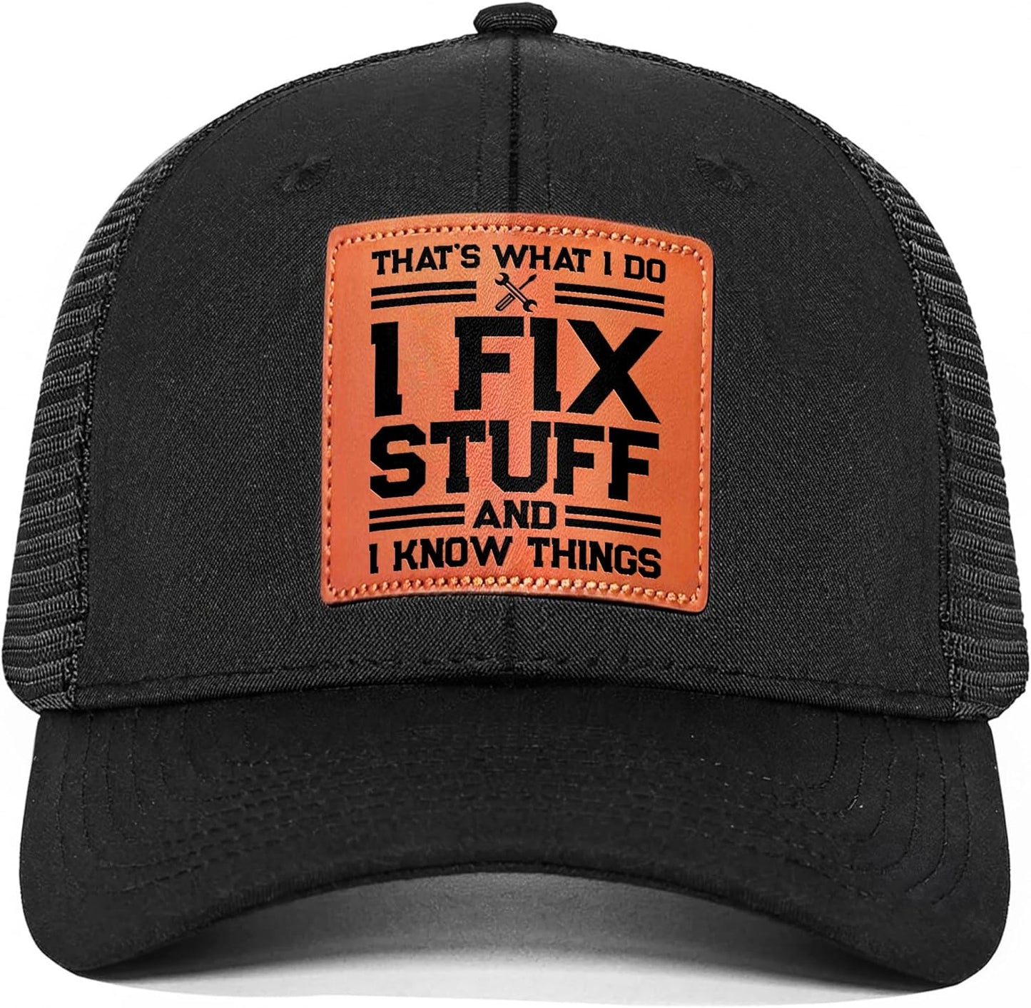 Skiennix Men's Birthday Gift - Unique Funny Gifts for Dad, Grandpa | Black Handyman Hat