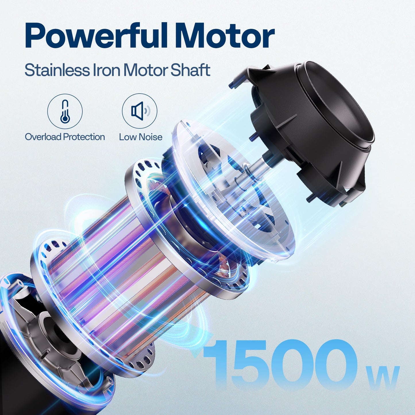VIVOHOME 2.0 HP Above Ground Swimming Pool Pump Dual Speed 1.5" & 1.25'' Inlet/Outlet 115V Energy Saving w/Strainer Basket