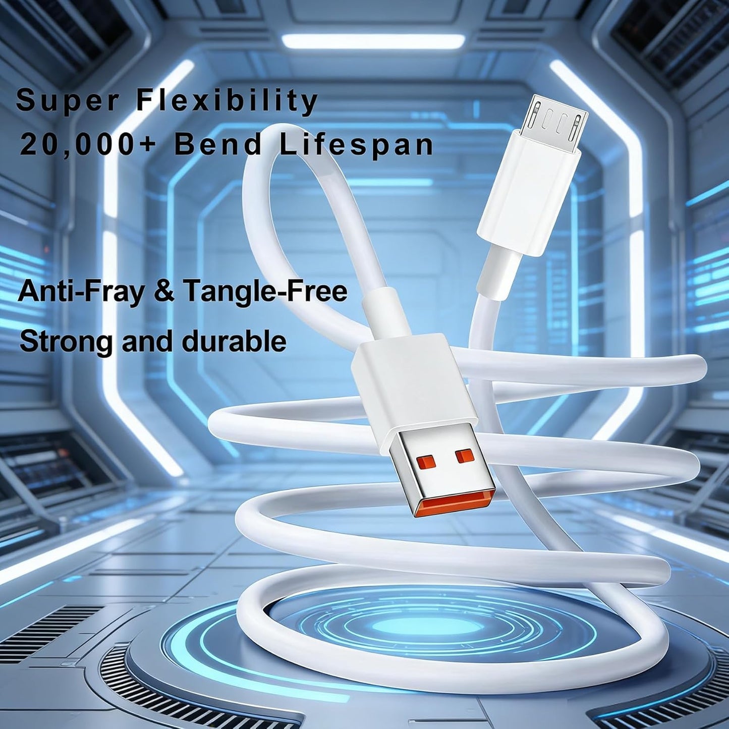 ZZrszhp 3.3ft WCM U209 Micro USB Charging Cable Compatible with Westinghouse Neck Massager Designed for Older Models