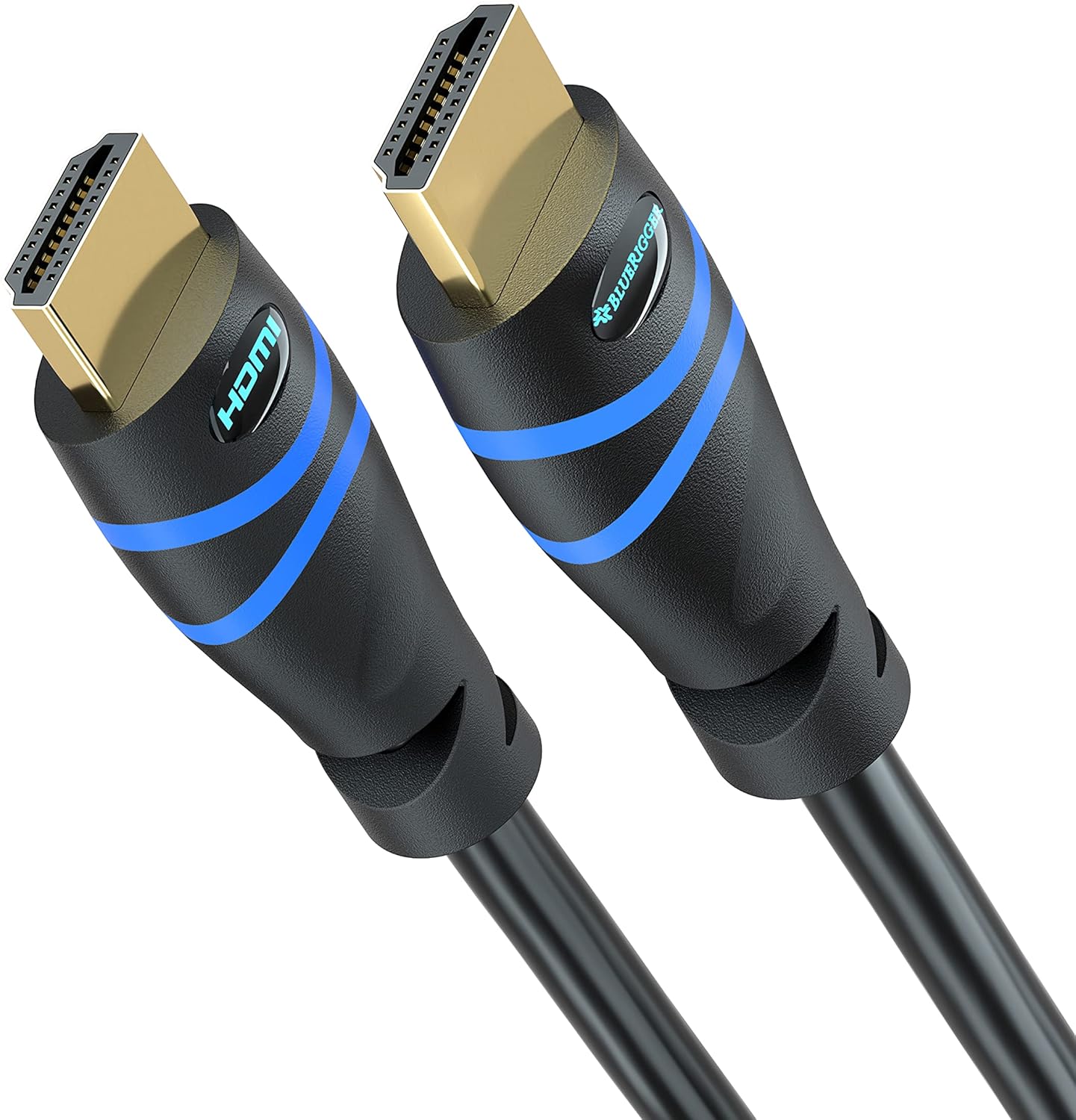 4K 25 (4K 60Hz 18Gbps HDR10, CL3 HDCP2.2, BlueRigger HDMI Cable FT HDMI Cord, in-Wall Rated, High Speed, eARC) - Long
