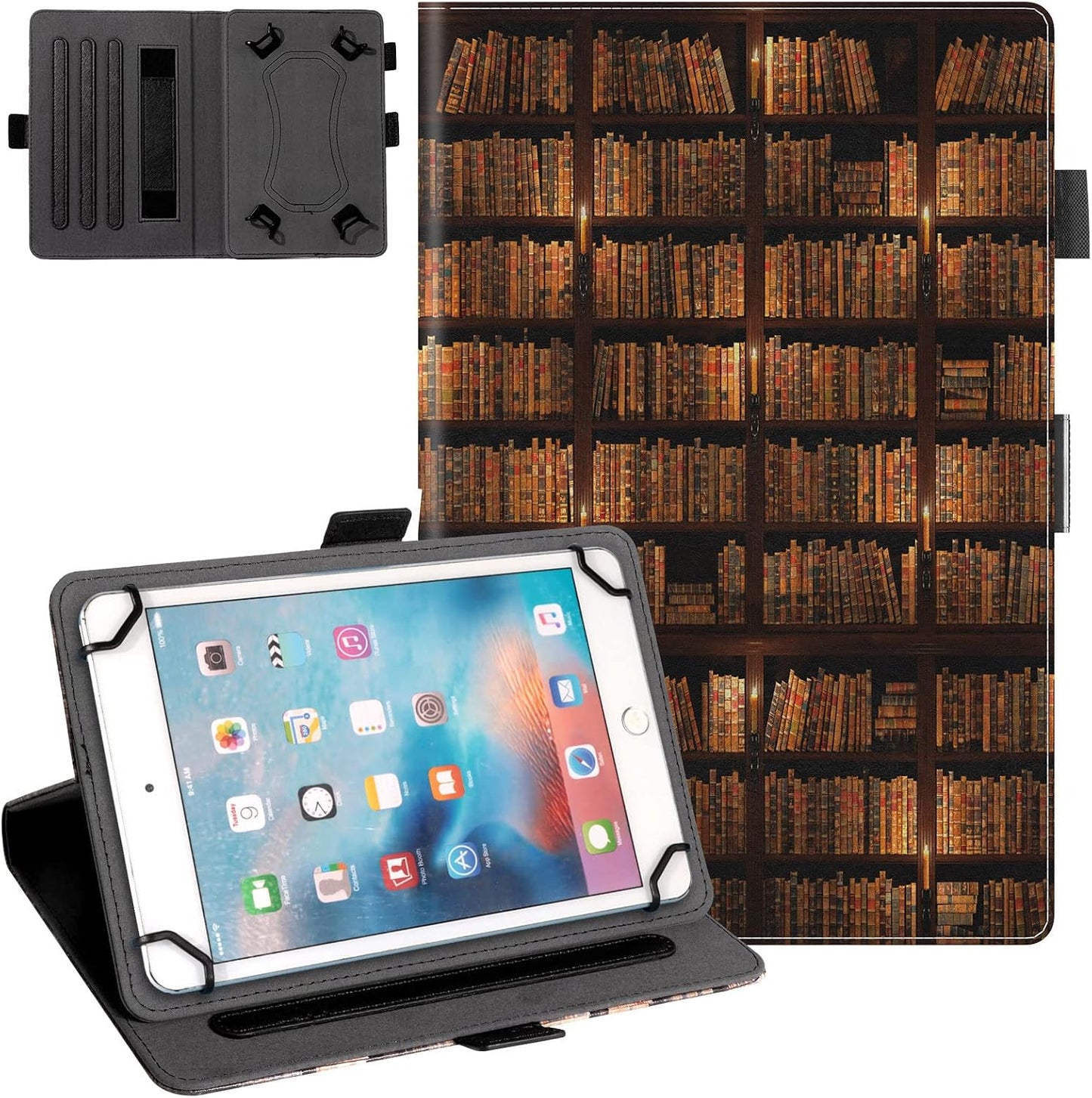 Dteck (9.6" 10.5") 10 10+ Inch/Samsung 9.6 9.7 10.1 10.4 10.5in 10 10.3 Inch/Fire 10 Universal Case to - Fold Stand