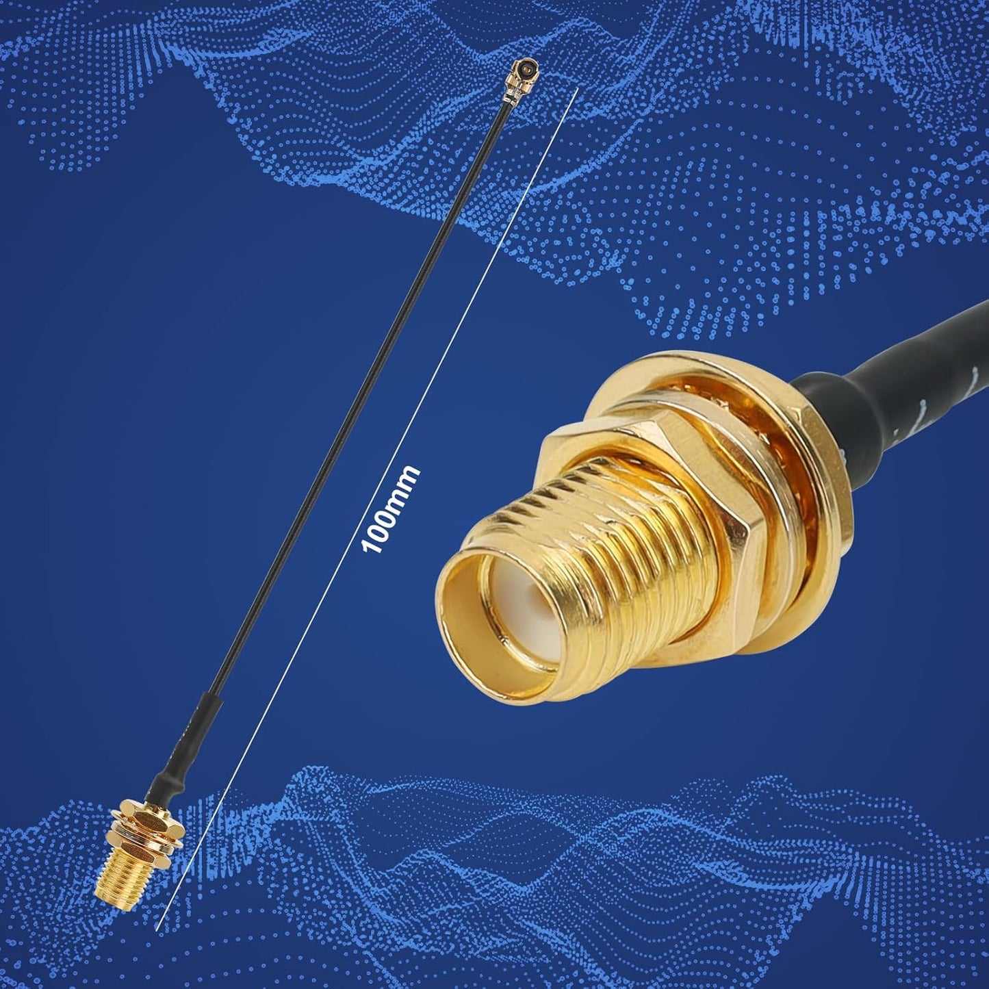 MakerHawk 915MHz 10dBi 17cm (2 Pack) Antenna Gain for Meshtastic LoRa Long Range Soft Whip Antenna, Omni SMA Male Black