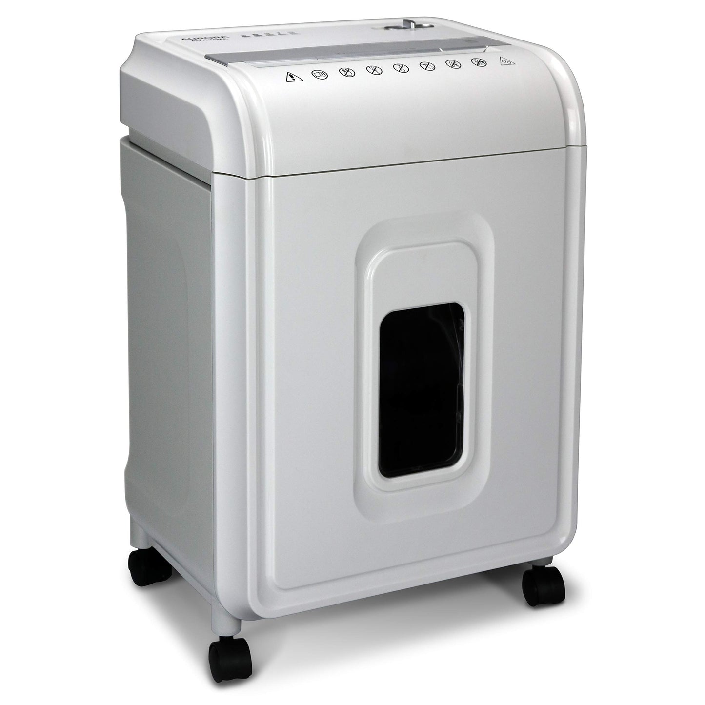 Aurora Professional Grade 12-Sheet Micro-Cut Paper and CD/Credit Card Shredder/ 60 Minutes Continuous Run Time, White/Gray