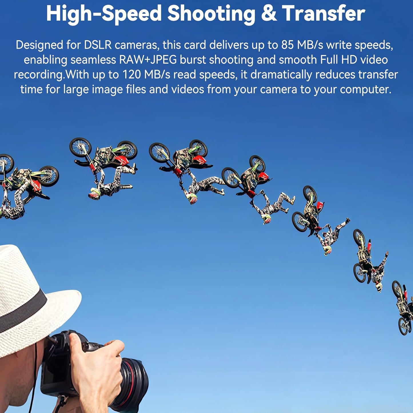 Mrekar 16GB 60MB/s Original high Speed CF Memory Card UDMA Speed Up to SLR Camera CF Card