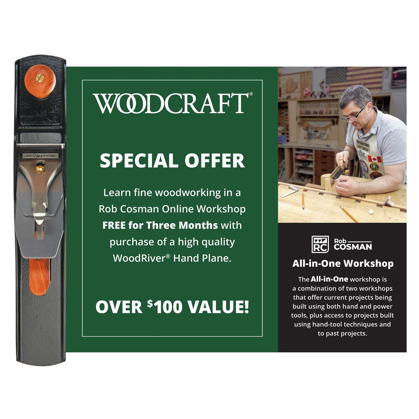 Woodriver Side Rabbet Plane