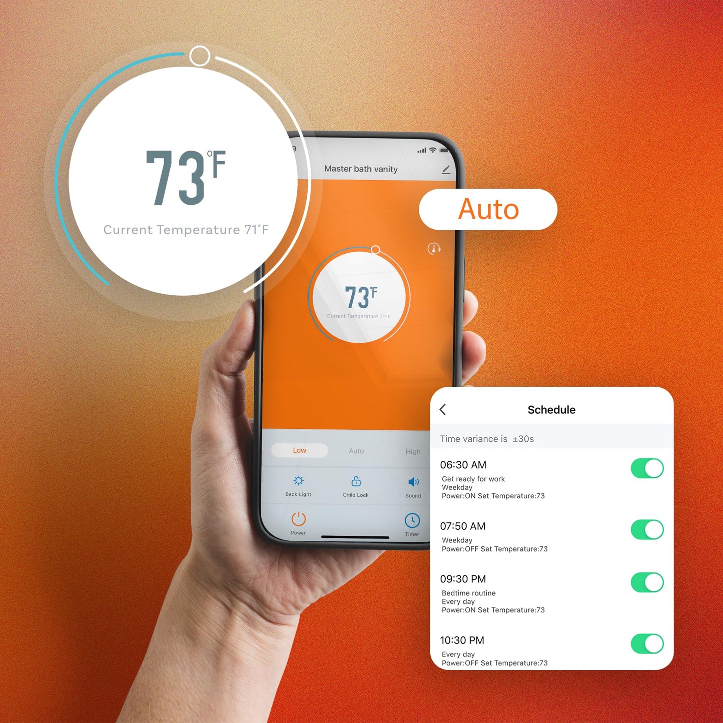 Heat Storm 3000 Watt Electric In-Wall Heater with WIFI