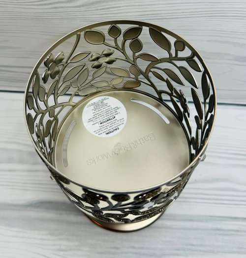 Bath & Body Works Dogwood Pedestal Candle Sleeve Holder - Elegant Design for 3 Wick Candles