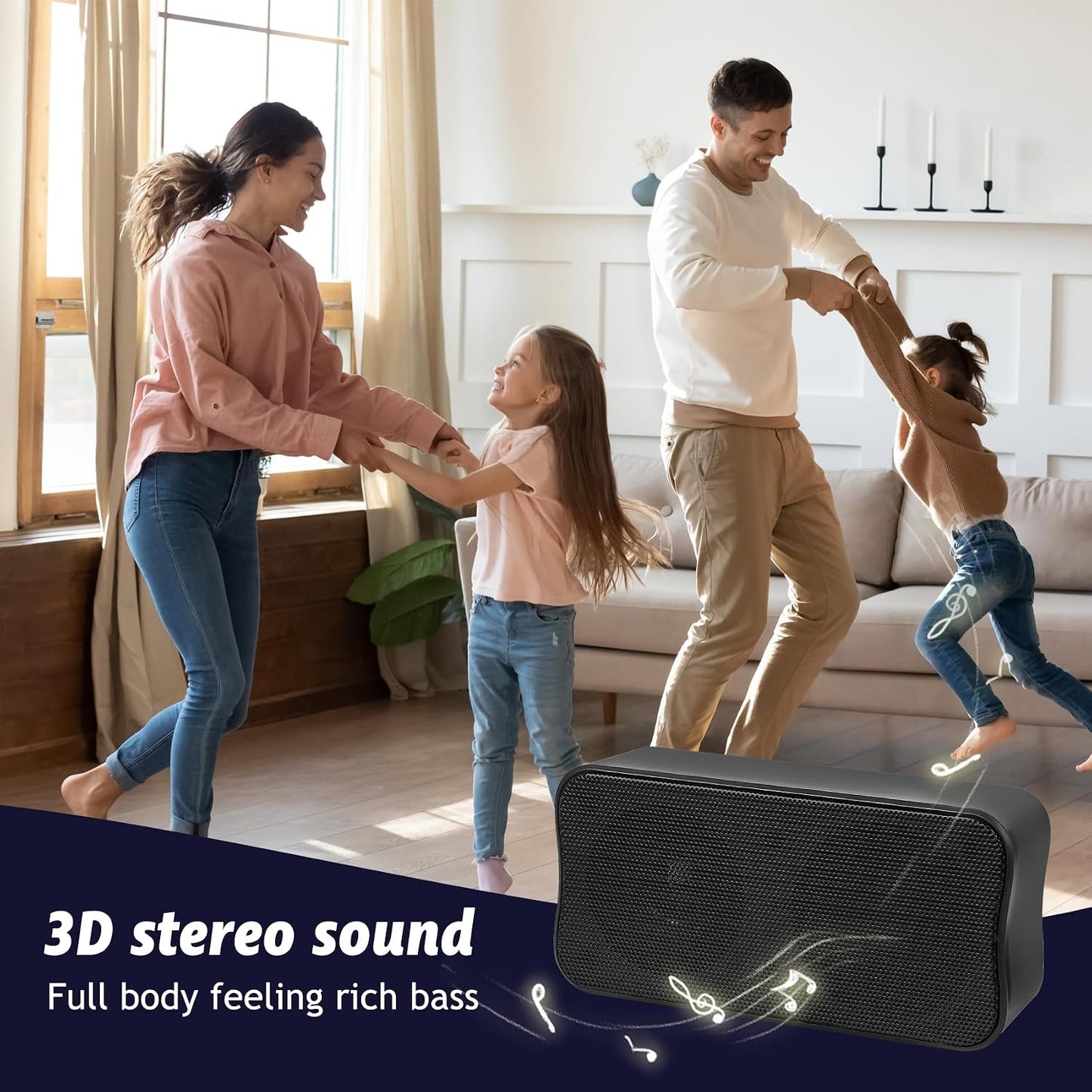 DEPUDA USB Computer Speakers for Desktop PC, Laptop Speaker, Portable Mini Stereo Speakers, Plug and Play, Clear Sound