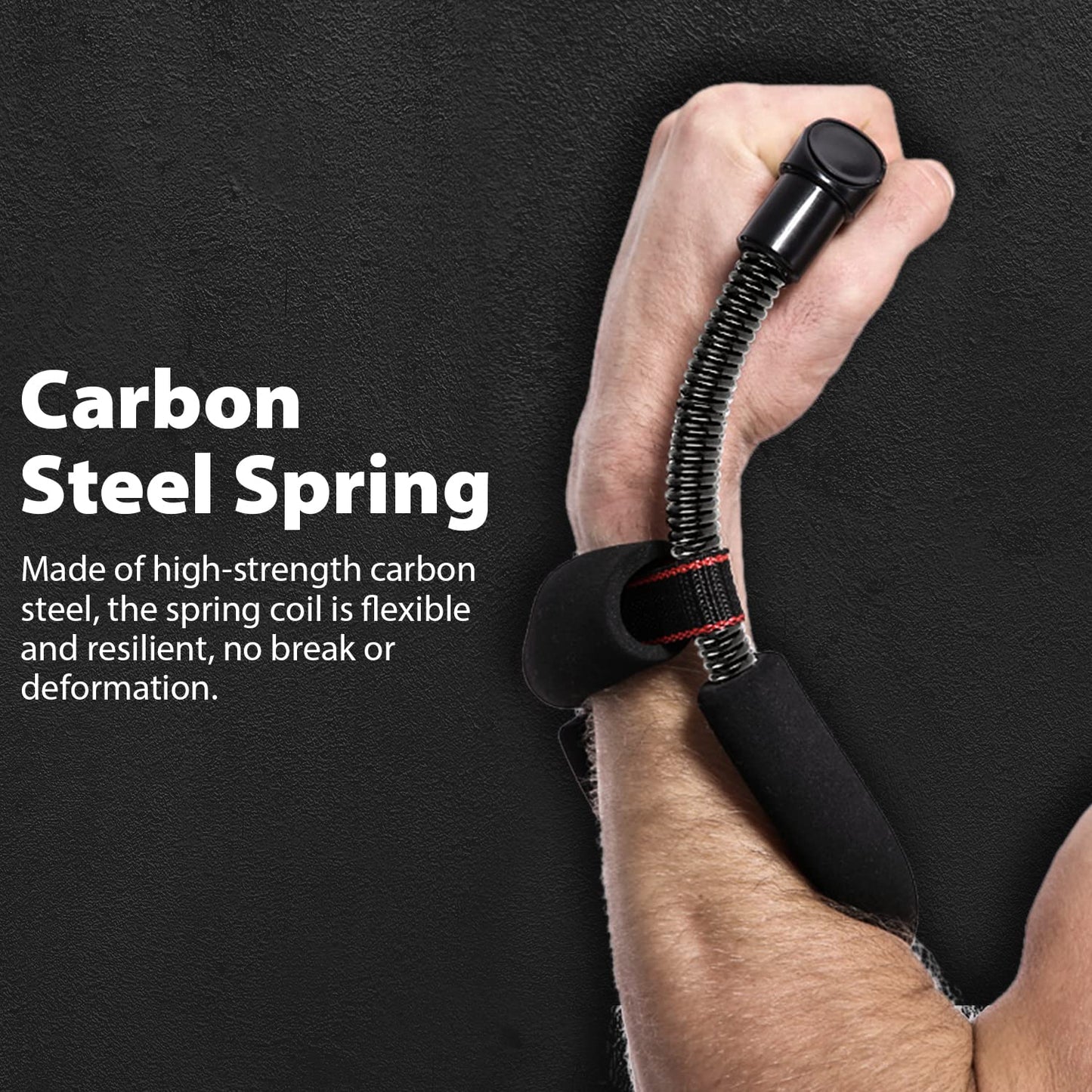 Sportneer Forearm Strengthener Forearm Wrist Strengthener Exerciser with Adjustable Tension for Improving Strength - Hand Developer Arm Grip Workout Strength Trainer Home Gym Workout Equipment for Starter and Pro